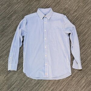 Vineyard Vines Men's Blue and White Striped Shirt